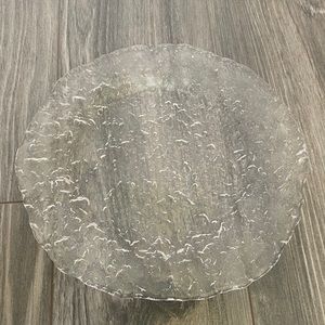 🌈 Textured glass decorative platter